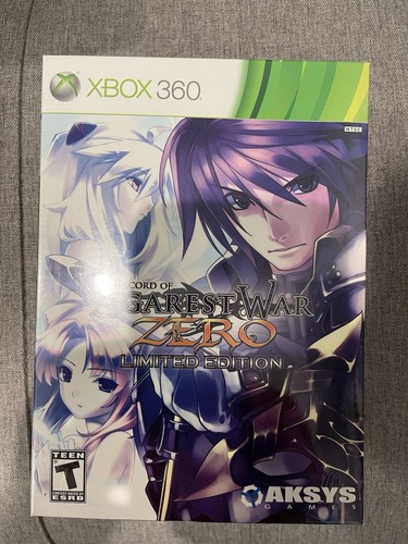 NEW Record of Agarest War Zero Limited Edition Rare