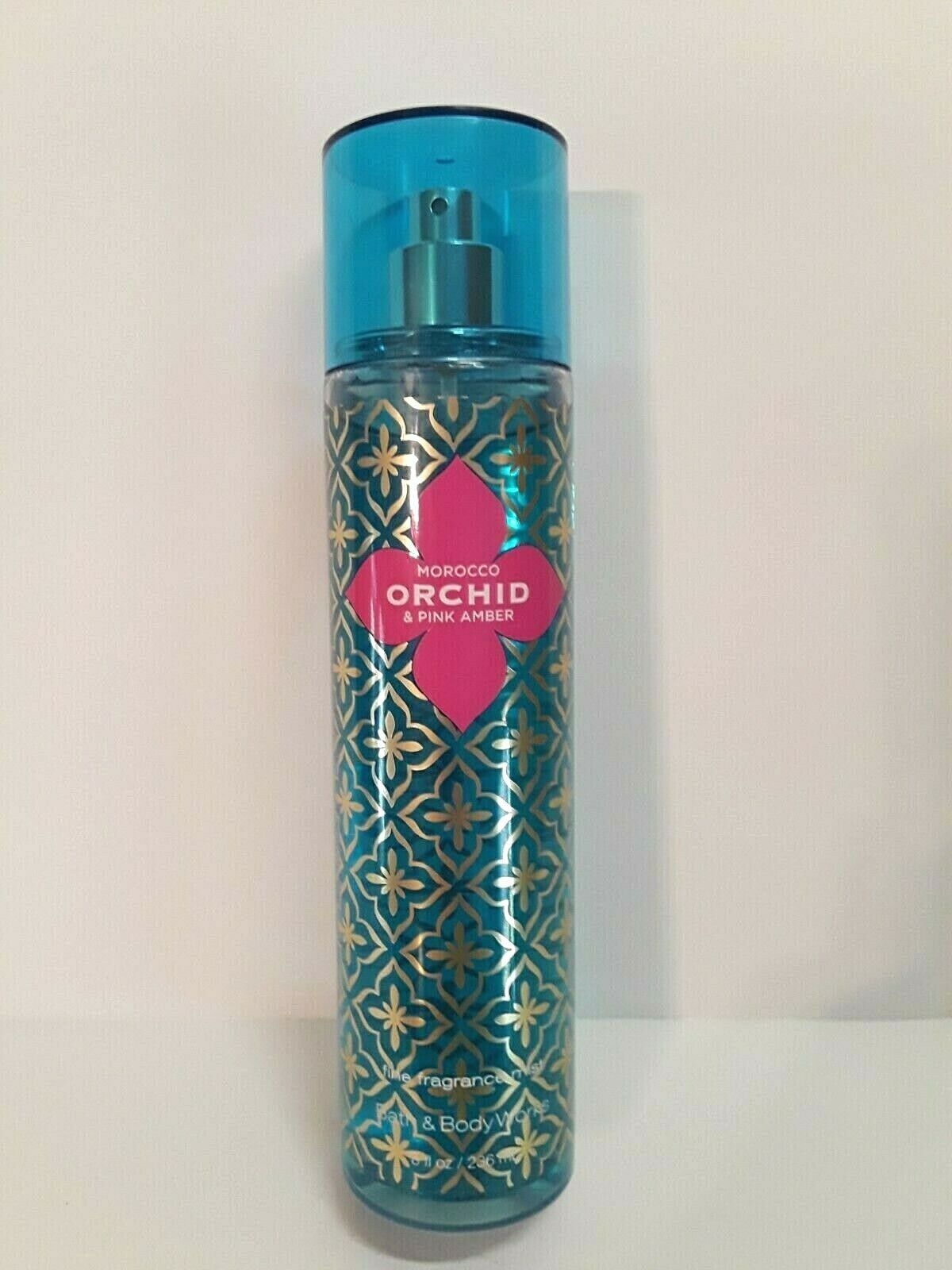 Bath Body Works Morocco Orchid & Pink Amber Fragrance Mist 8oz New