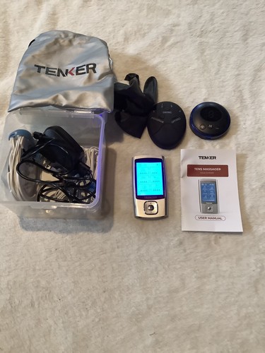TENKER TENS EMS Unit Muscle Stimulator 24 Modes TENS Machine  Pain Relief 8 Pads