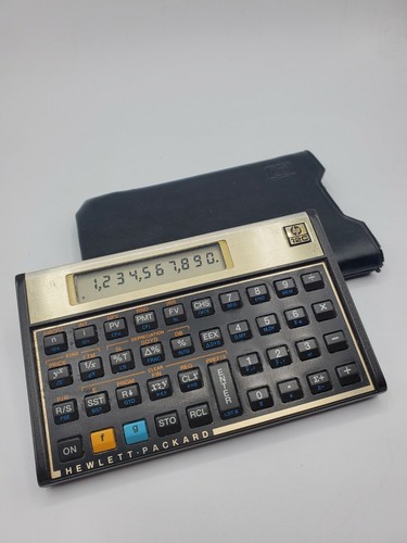 HP-12C Original Made in USA RPN電卓　ジャンク Vintage HP 12C Financial Calculator RPN No Case Made USA