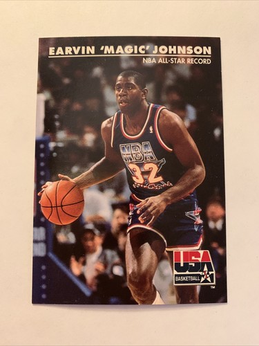 ヴィンテージ希少✨️MAGIC JOHNSON'S ALL-STARS ✨️ 1990-91 NBA Hoops Earvin Magic Johnson All Star Card #18 Set