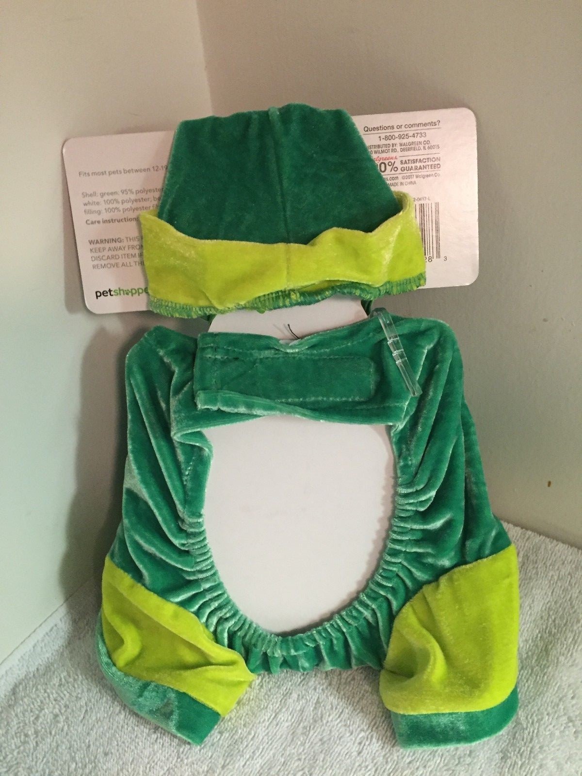 BRAND NEW! Petshoppe Dog Elf Christmas Costume With Coat & Hat-Extra Small/Small