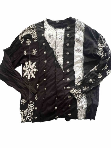 Jaded London Men's Bandana Stiched Long Sleeve Shirt Size M | eBay