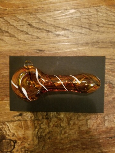 Scotte Brand 5 inch glass spoon pipe. Handblown new in box S5