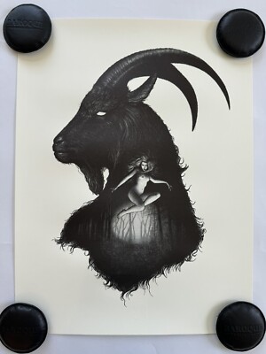 VVitch Witch LETTERPRESS by Sara Deck #/70 MINT Texas Frightmare Matt Ryan Tobin
