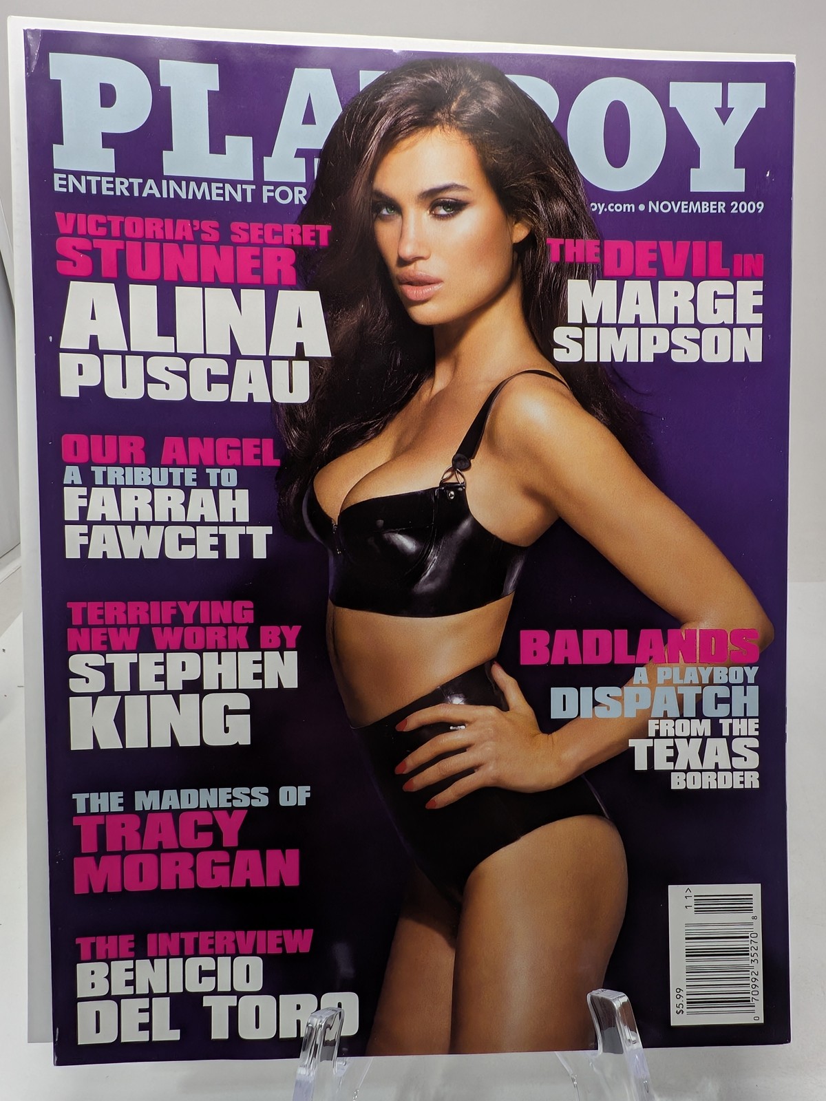 Playboy Magazine November 2009 🔥 CG Alina Puscau 🔥 PM Kelley Thompson 🔥