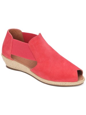 

Женские босоножки без шнуровки на танкетке GENTLE SOULS KENNETH COLE Coral Noa Almond, Коралл, GSF1124SU