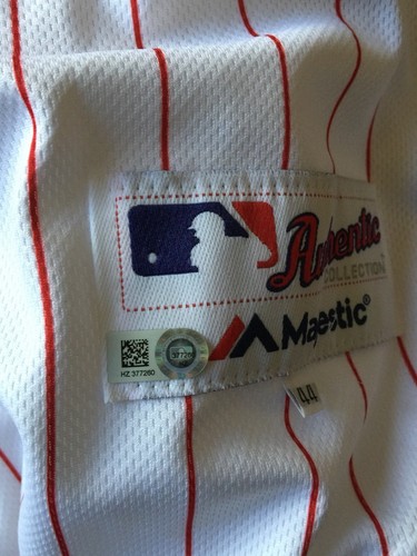 Carlos Ruiz Chooch Game Used Signed 2016 TBTC Jersey Pants Phillies MLB Auth