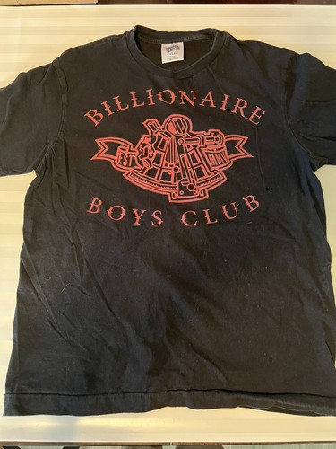 Billionaire Boys Club T Shirt Size XL Black Double Sided