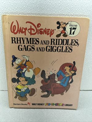 Walt Disney Rhymes AND Riddles Gags AND Giggles VOL. 17 Hardback