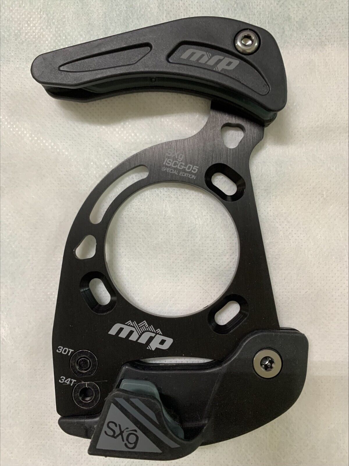 MRP SXg SL Chain Guide - 30-34T, ISCG-05, Black Alloy MRP SXg SL Chain Guide - 30-34T, ISCG-05, Black Alloy