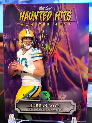 2024 Wildcard Haunted Hits Monster Hunt Jordan Love 1/2