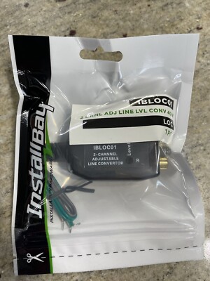 IBLOC01 2-Channel Line Output 40W Adjustable Level Converter (Speaker to RCA)