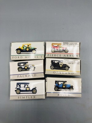 Lot Of 6 Vintage Reader s Digest Mini Cars Ford Model T Alco Reo Packard Simplex