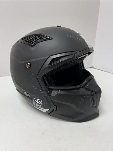 Speed And Strength SS2400 Tough Nails Helmet Matte Black/Whi
