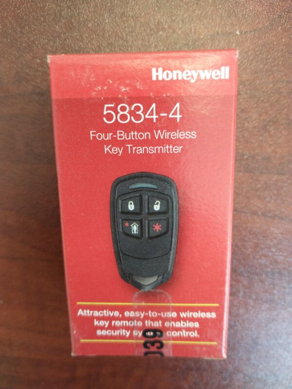 NEW! Honeywell Ademco 5834-4 Four-Button Wireless Key Remote