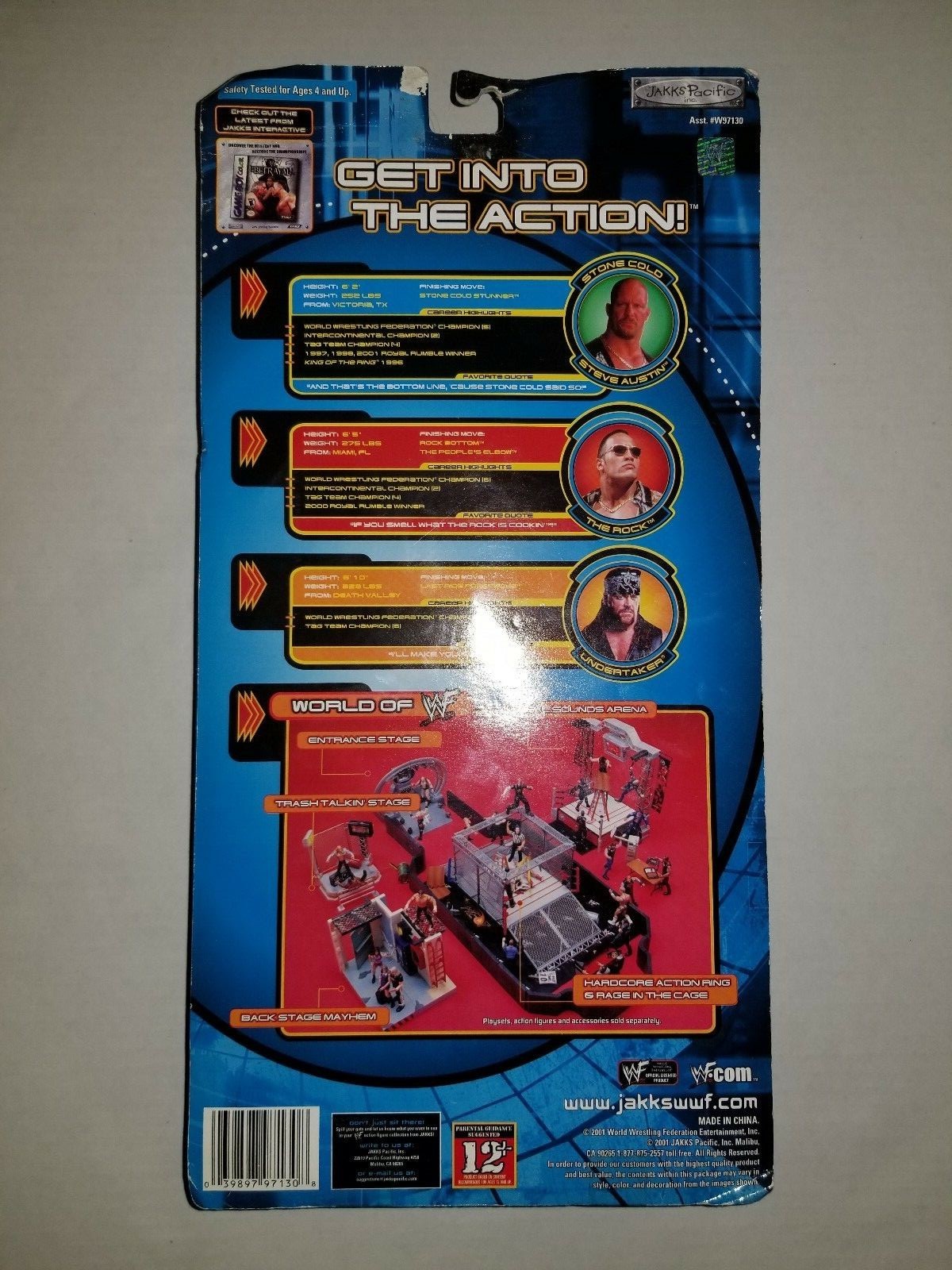 WWF Ringside Rebels THE ROCK 12