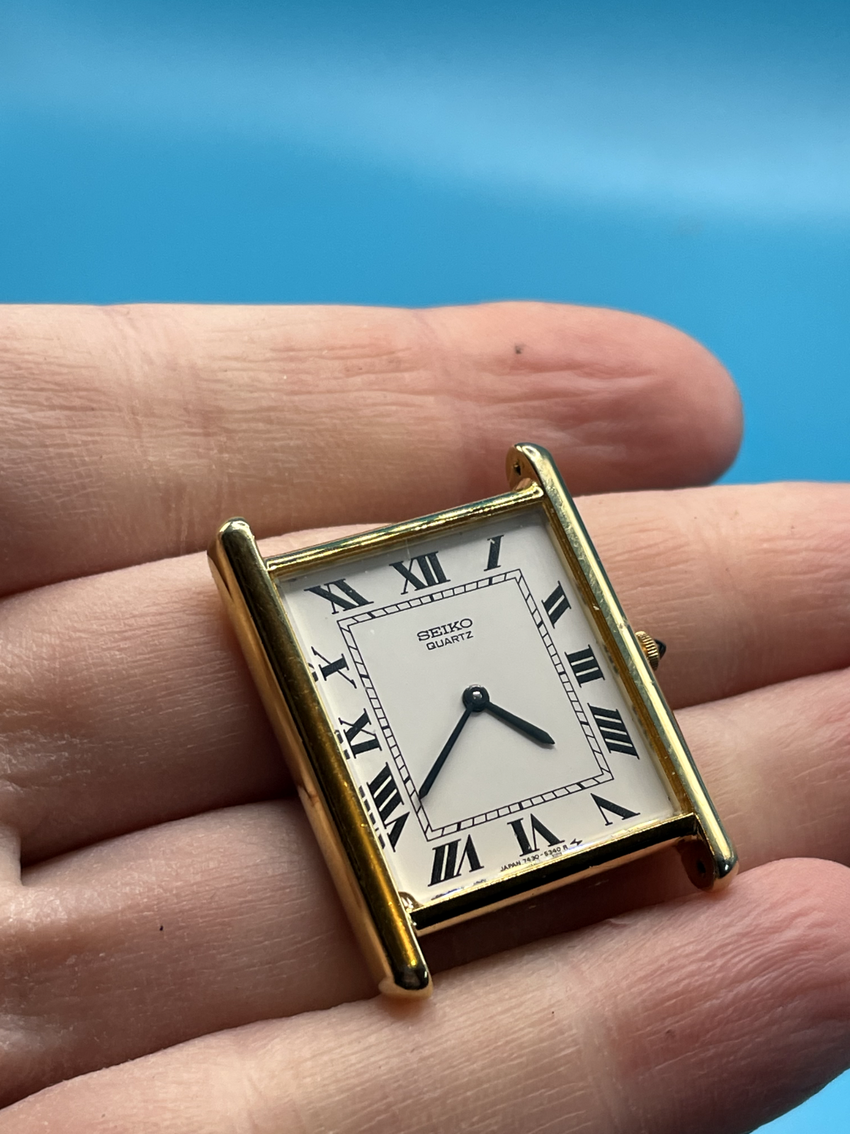 Vintage Seiko Tank 7430 5209 Men's Quartz Watch Rare model Vintage Seiko Tank 7430 5209 Men's Quartz Watch Rare model