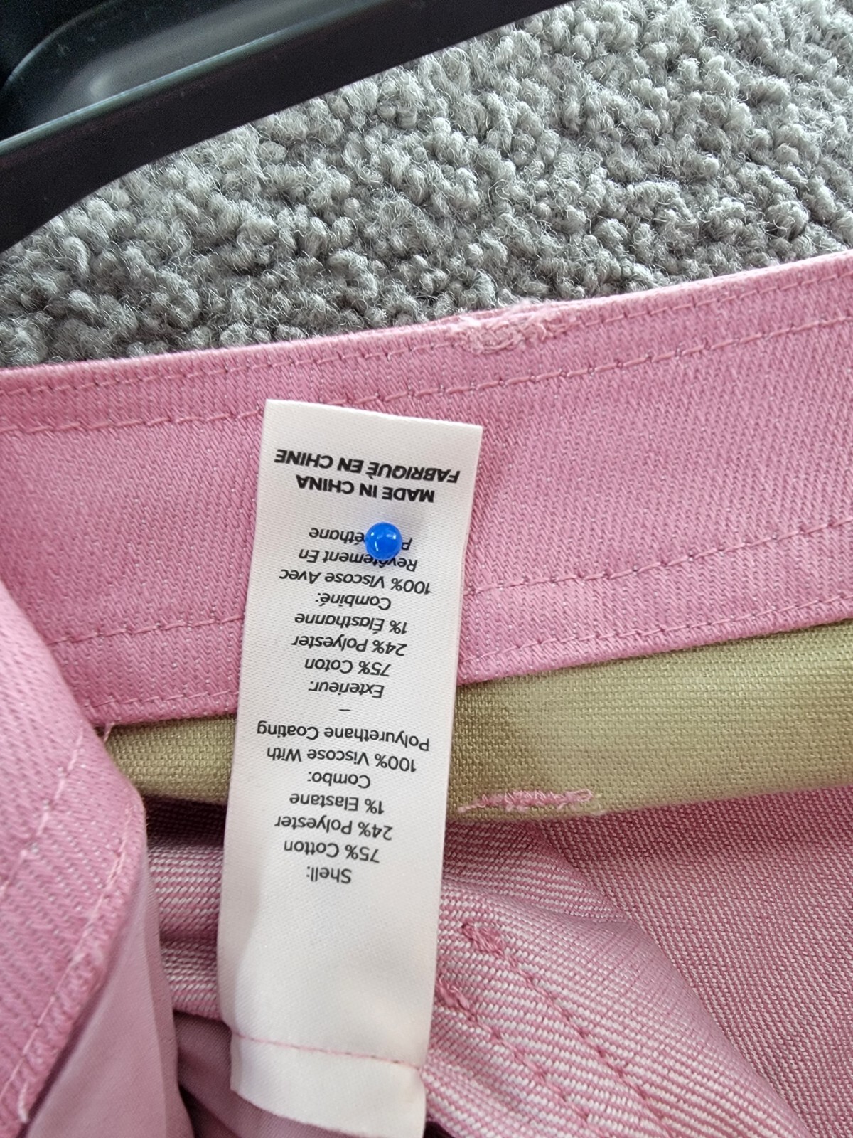 Cinq à Sept Presely Mid-Rise Straight-Leg Pants Women's 00 Quartz Button Zip - Picture 15 of 17
