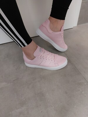 Adidas Stan Smith Leder SNEAKER Turnschuhe Rosa Neu 38