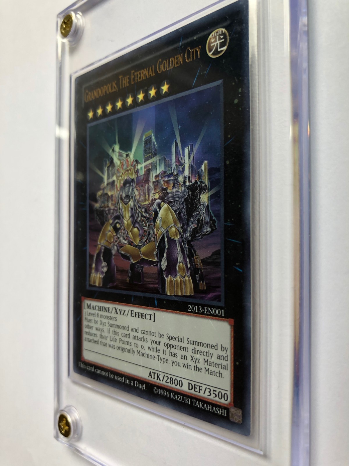Yugioh Grandopolis, The Eternal Golden City 2013-EN001 Ultra Rare Mint/Near Mint