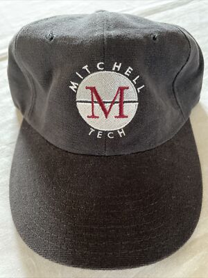 Vintage Mitchell Tech (SD) Embroidered Low Profile Strapback Cap Hat