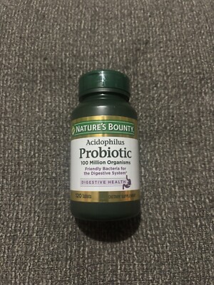 Acidophilus Probiotic by Nature's Bounty Dietary Supplement Exp 2025