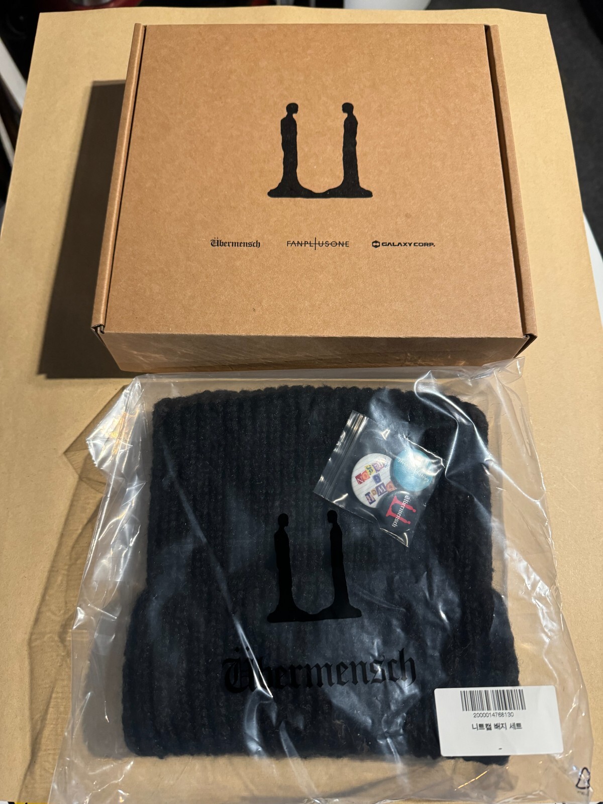 【PEACEMINUSONE】 G-DRAGON Knit Cap Black G-DRAGON Knit Cap Black / GD / Hat / Goods / Express