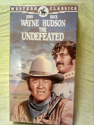 John Wayne Rock Hudson The Undefeated Sealed VHS Western