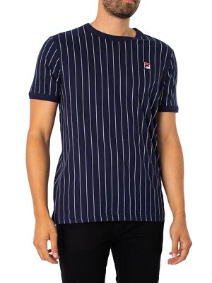 

Мужская футболка Fila Guilo, синяя, Синий, LM181L16-410