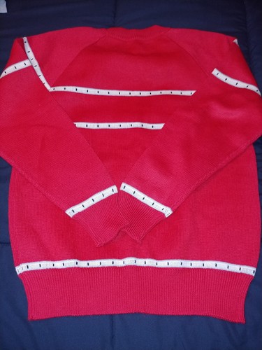 Vintage 1970s Kmart Large Acrylic Christmas Sweater made in Romania