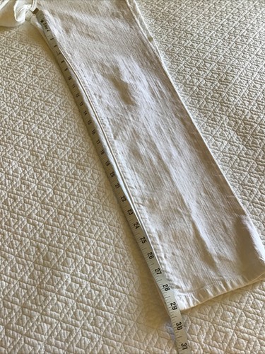 kate Spade play hooky white jeans 31