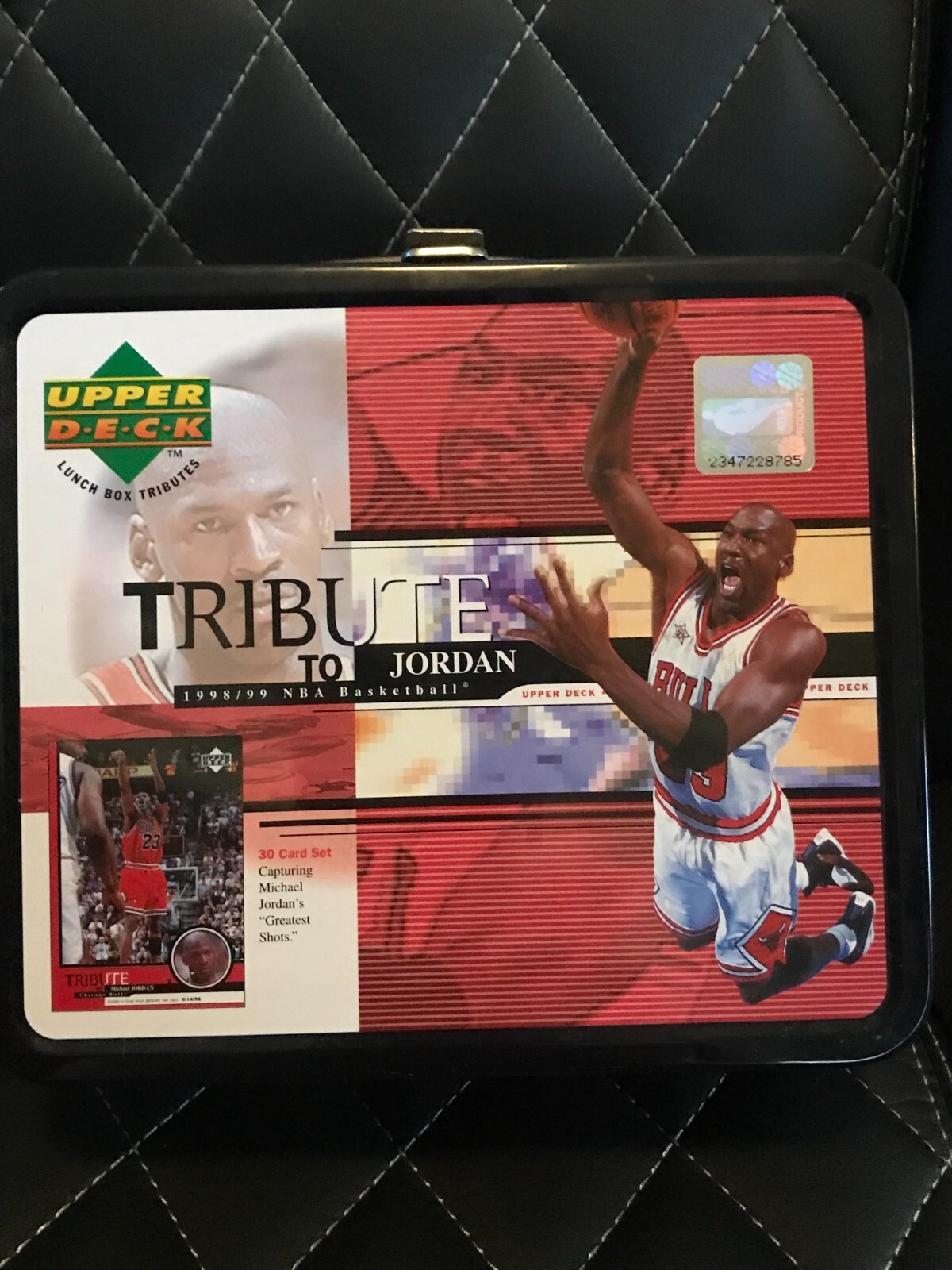 1998-99 Upper Deck Tribute Michael Jordan Basketball Lunch Box