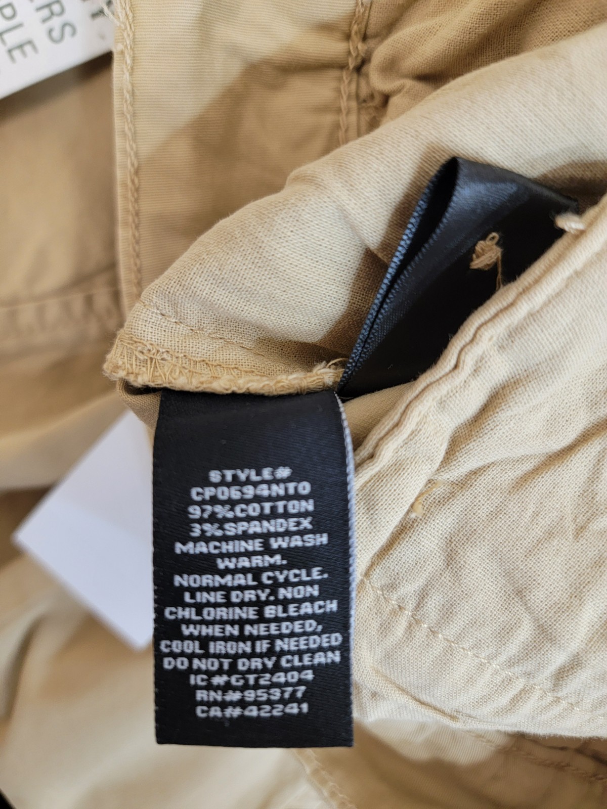 Sanctuary Rebel Cargo Pants Women's 28 True Khaki Tapered Leg Button Zip Closure - Picture 19 of 20