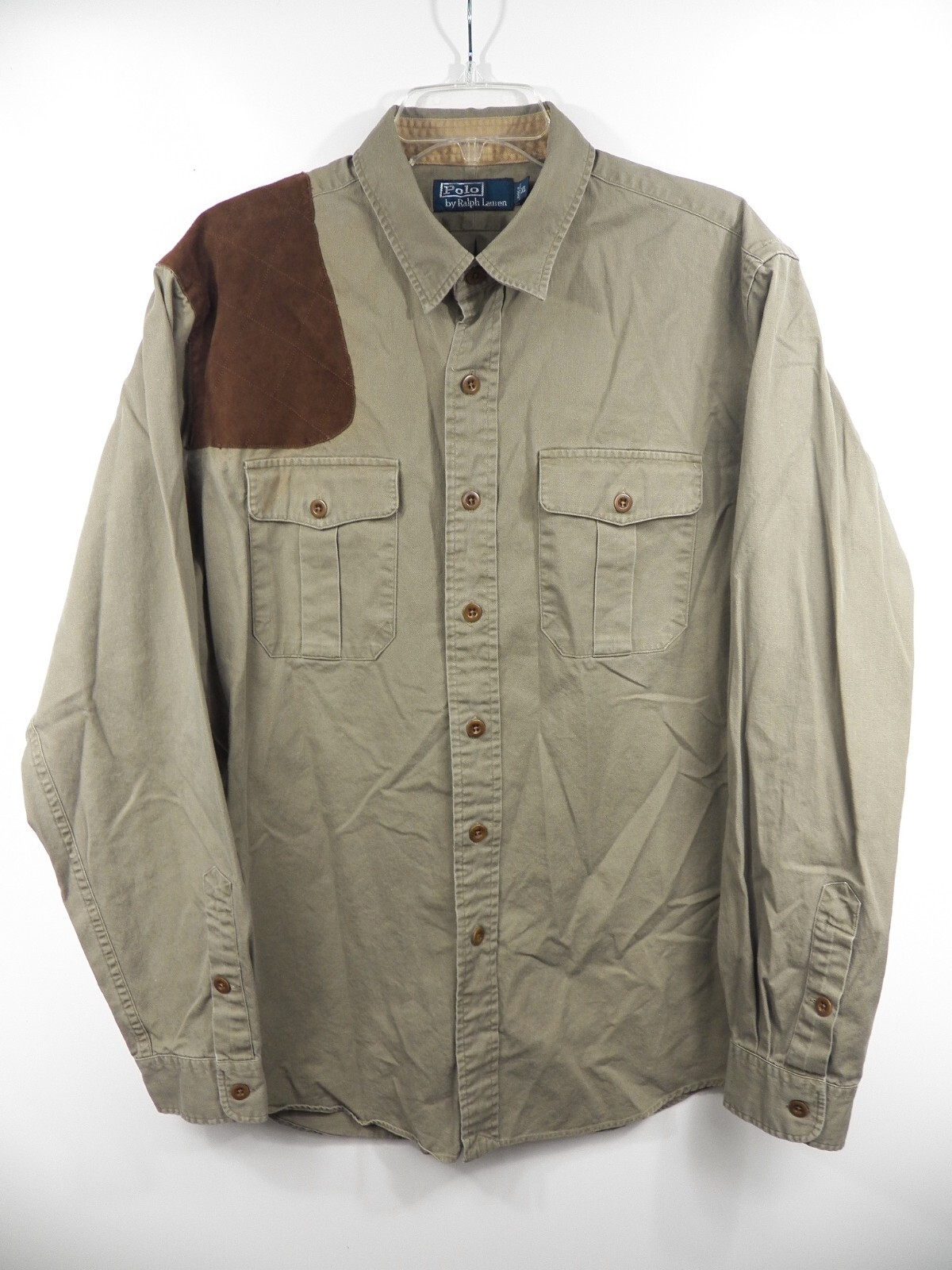 POLO RALPH LAUREN MENS XL OUTDOOR HUNTING SHOOTING SHIRT