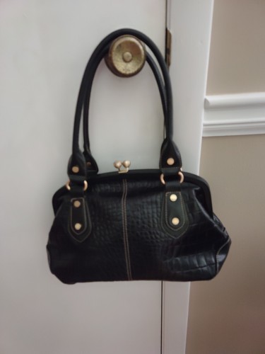 Franco Sarto Leather Black Purse 