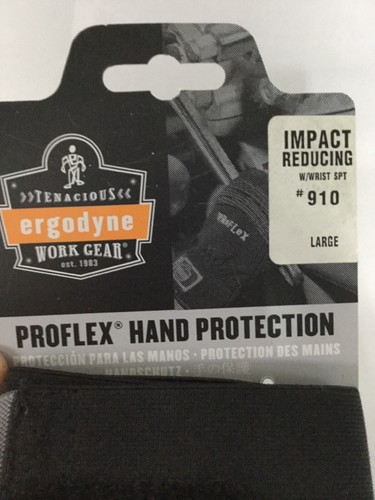 Ergodyne ProFlex 910 Pigskin Leather Spandex Impact Gloves With Wrist Support