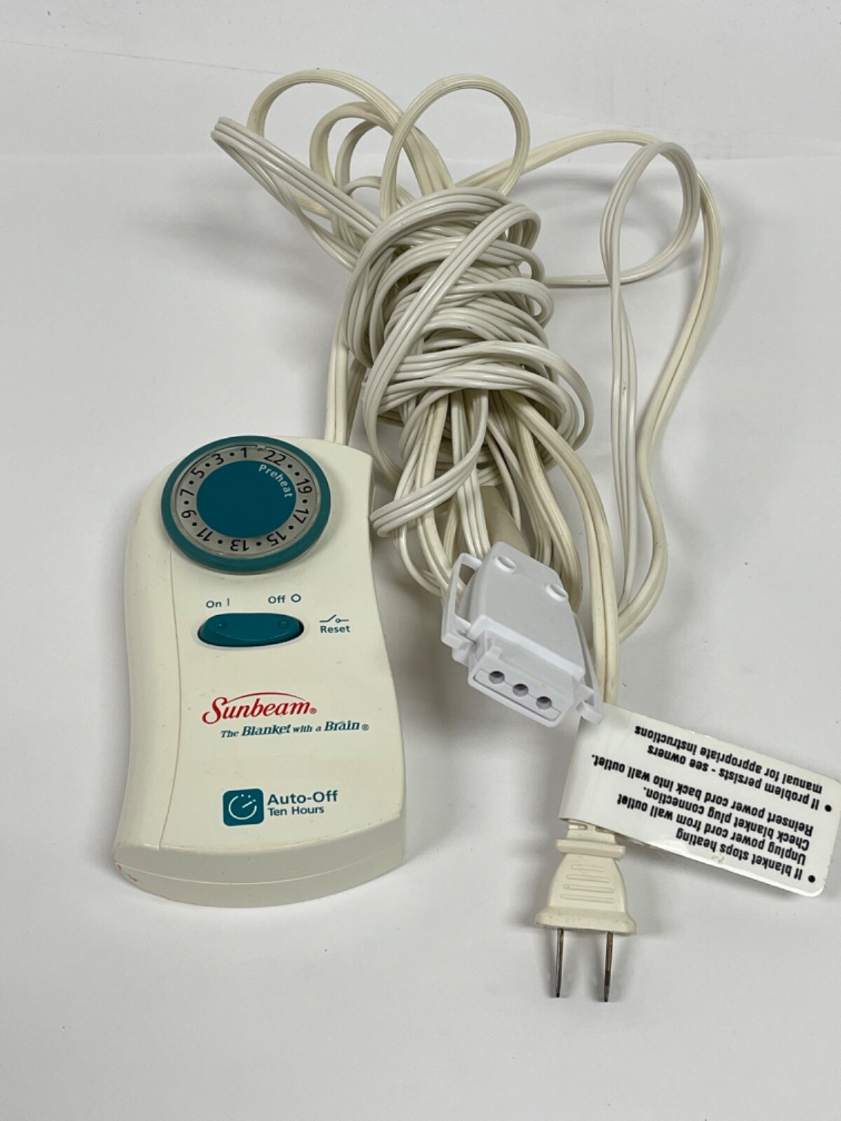 Sunbeam Electric Blanket Control Replacement 82A 613A Cord