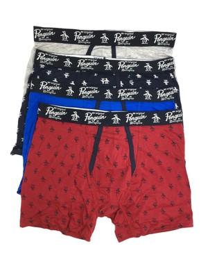 

PENGUIN Intimates 4 Pack Blue Boxer Brief, Синий, RPM8246