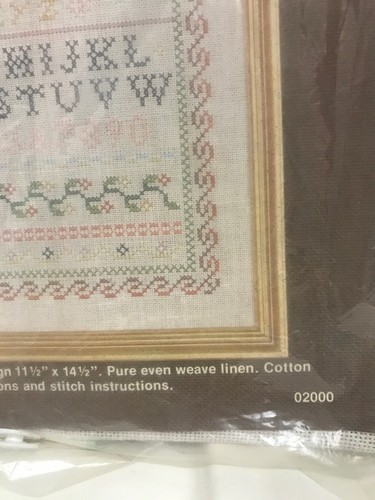 Elsa Williams Creative Cross Stitch Alphabet Sampler Kit 02000