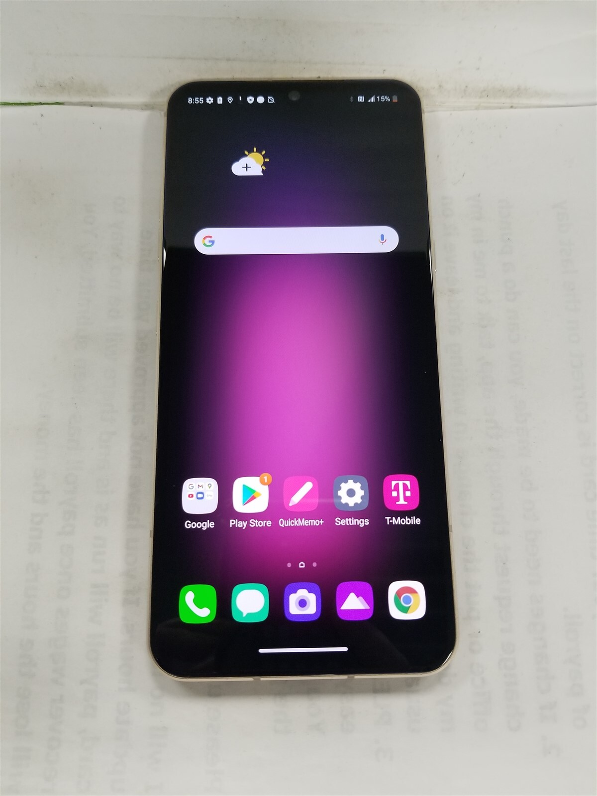 LG V60 ThinQ 5G 128GB Blue LM-V600TM (T-Mobile Unlocked) GSM