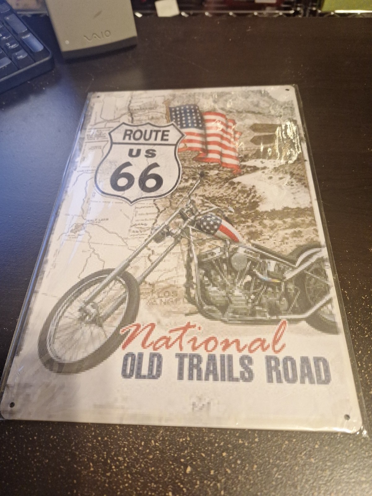 Route US 66 National Old Trails Road Metal Tin Sign 8