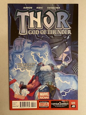 Thor God of Thunder 20, NM- 9.2, Marvel 2014, 1st Dario Agger as Minotaur