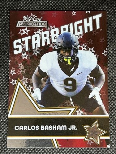 2021 Wild Card Alumination Carlos Basham Jr. #SB-30