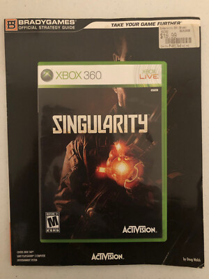Singularity (Microsoft Xbox 360, 2010) + Strategy Guide (Rare) - Clean