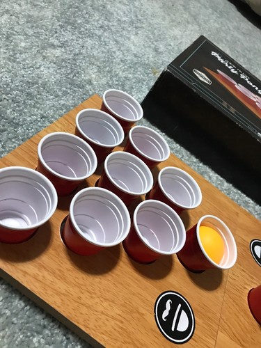 Mini Portable Folding Beer Pong Mini Folding Game board 20 cups LNC