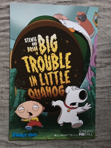 Family Guy Poster -  Big Trouble in Little Quahog  SDCC 2018 Exclusive Comic-Con