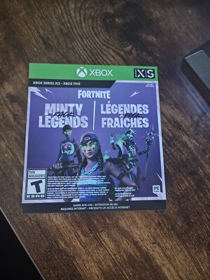 Fortnite Minty Legends Pack Xbox Series X S Xbox One Digital Only