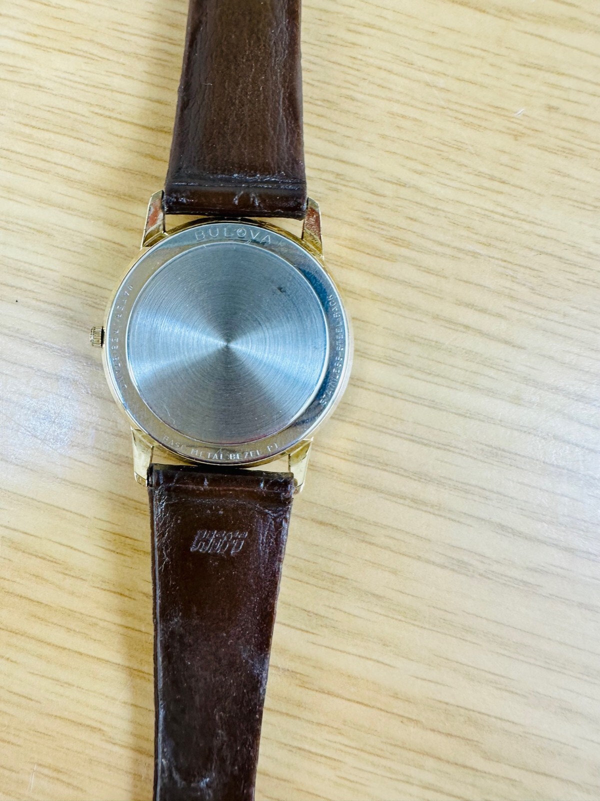 Pre-owned Bulova Rare-1980 Mcdonalds Los Angeles Olympic Committee Watch  Gold Plate -