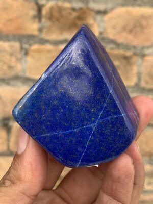 162 Gram Lapis Lazuli Polished Tumbled Freeform Stone Crystal Rough Quartz